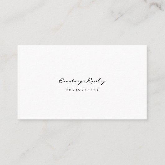 Modern minimalist professional business card 名刺 (正面)