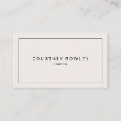 Modern minimalist professional business card 名刺 (正面)