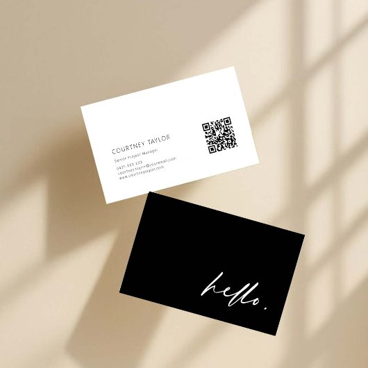 Modern minimalist professional business card 名刺