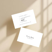 Modern minimalist professional business card 名刺