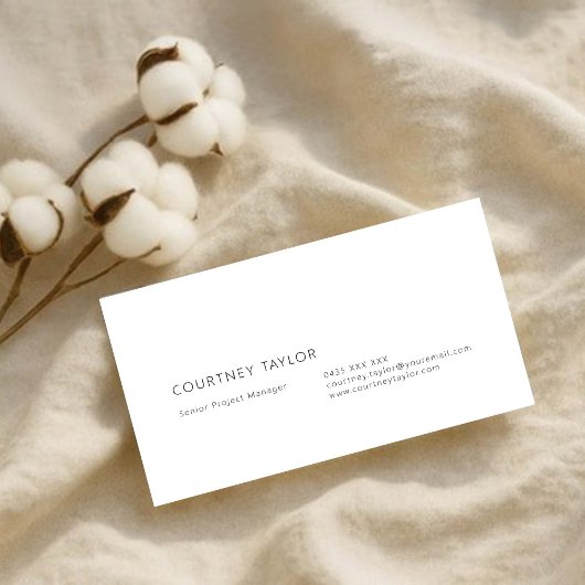 Modern minimalist professional business card 名刺