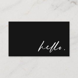 Modern minimalist professional business card 名刺