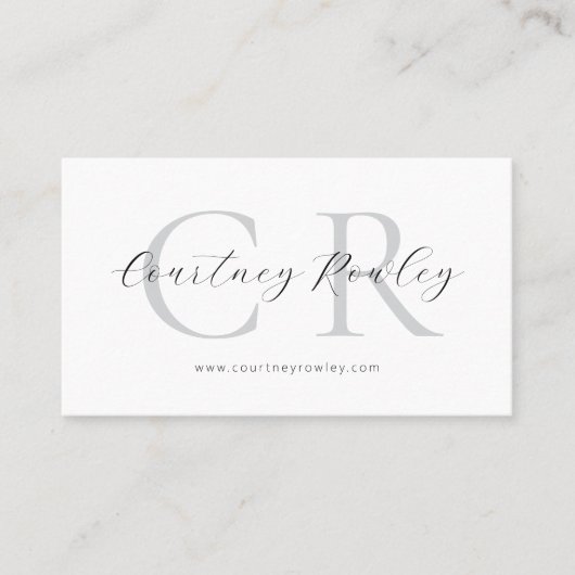 Modern minimalist professional business card 名刺 (正面)