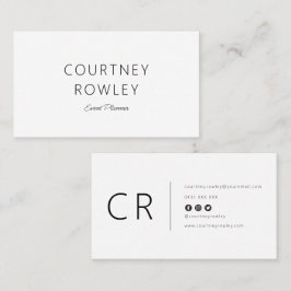 Modern minimalist professional business card 名刺