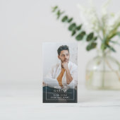 Modern Minimalist Professional Business Photo 名刺 (スタンド正面)