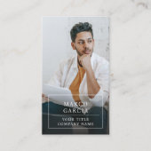 Modern Minimalist Professional Business Photo 名刺 (正面)