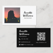 Modern Minimalist Professional Photographer  名刺 (正面/裏面)