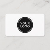 Modern Minimalist QR Code 名刺 (正面)