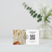 Modern Minimalist QR Code Online Shop 名刺 (スタンド正面)