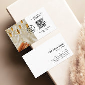 Modern Minimalist QR Code Online Shop 名刺