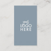 Modern Minimalist QR Code Script Business Logo 名刺 (裏面)