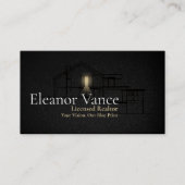 Modern Minimalist Qr Code Social Media Relator 名刺 (正面)