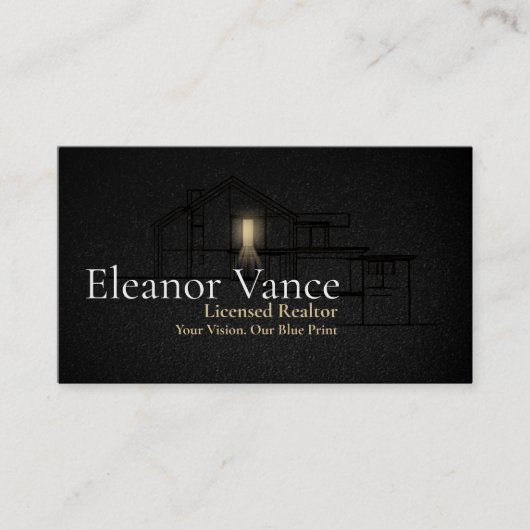 Modern Minimalist Qr Code Social Media Relator 名刺 (正面)