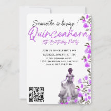 Modern Minimalist Quinceañera 15th Birthday