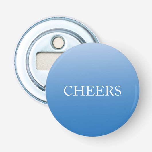 Modern Minimalist Quote Bottle Opener Gift 栓抜き (正面)