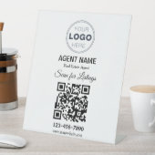 Modern Minimalist Real Estate Listing Scan 台座サイン (インサイチュ)