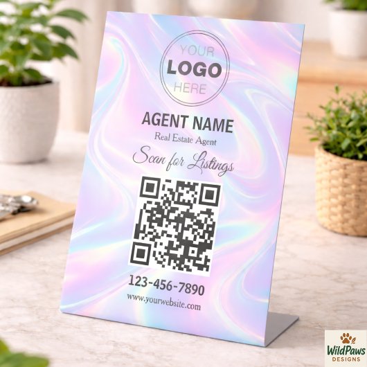 Modern Minimalist Real Estate Listing Scan 台座サイン