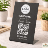 Modern Minimalist Real Estate Listing Scan 台座サイン