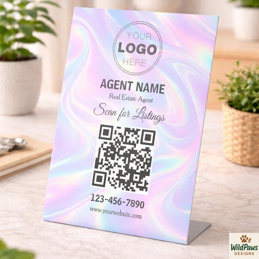 Modern Minimalist Real Estate Listing Scan 台座サイン