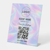 Modern Minimalist Real Estate Listing Scan 台座サイン (正面)