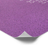 Modern Minimalist Salon Price List Sign for Beauty ポスター (角)