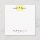 Modern Minimalist Simple Plain エンクロージャーカード (正面)