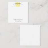 Modern Minimalist Simple Plain エンクロージャーカード (正面/裏面)