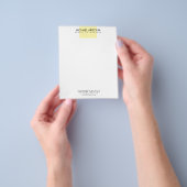 Modern Minimalist Simple Plain  チラシ (手)