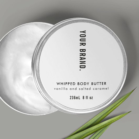 Modern Minimalist Simple Product Packaging Jar Lid ラウンドシール