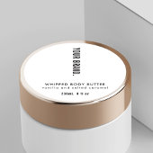 Modern Minimalist Simple Product Packaging Jar Lid ラウンドシール