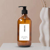 Modern Minimalist Simple Product Waterproof Label フードラベル