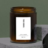 Modern Minimalist Simple Product Waterproof Label フードラベル