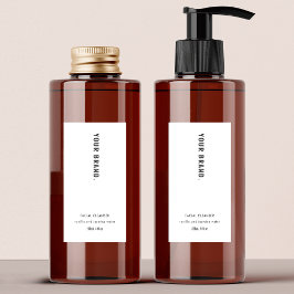 Modern Minimalist Simple Product Waterproof Label フードラベル