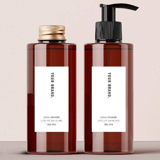 Modern Minimalist Simple Product Waterproof Label フードラベル