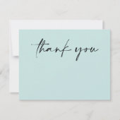 Modern Minimalist Simple Thank You Card ノートカード (正面)