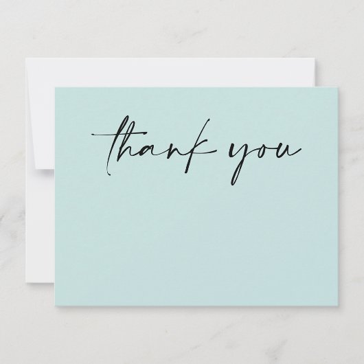 Modern Minimalist Simple Thank You Card ノートカード