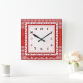 Modern Minimalist Square Acrylic Wall Clock スクエア壁時計 (ホーム)