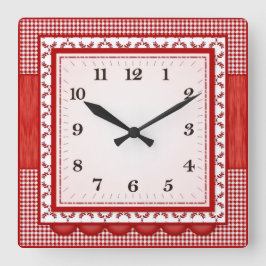 Modern Minimalist Square Acrylic Wall Clock スクエア壁時計