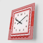 Modern Minimalist Square Acrylic Wall Clock スクエア壁時計 (傾斜)