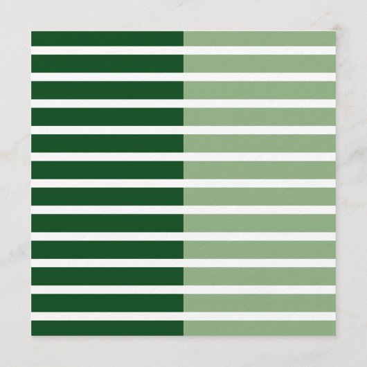 Modern Minimalist Striped 30th Birthday Square 招待状 (裏面)