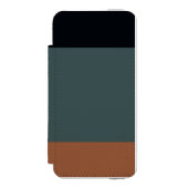 Modern Minimalist Tri-Tone: Charcoal, Slate, and O Incipio iPhoneウォレットケース (フォリオ 正面)