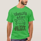 Modern Minimalist Turtle Line Art Tシャツ (正面)