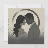 Modern Minimalist Union 招待状 (正面)