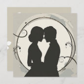 Modern Minimalist Union 招待状 (正面/裏面)