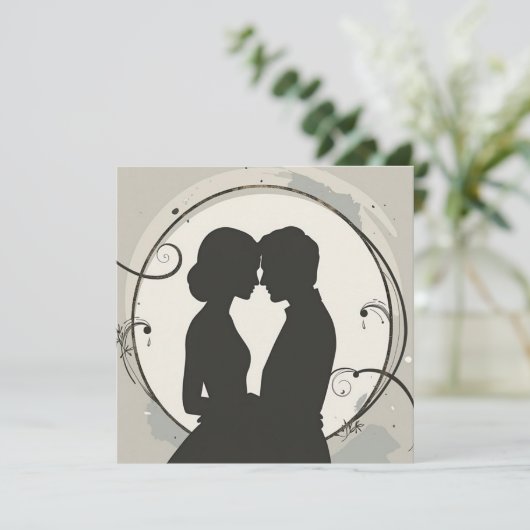 Modern Minimalist Union 招待状 (スタンド正面)