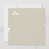 Modern Minimalist Union 招待状 (裏面)