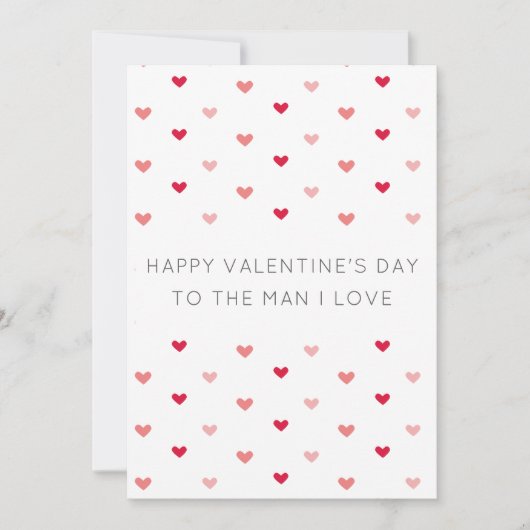 Modern Minimalist Valentine's Day Card (正面)