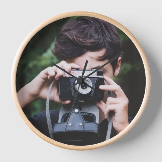 Modern Minimalist Wall Clock 壁時計 (正面)