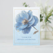 Modern Minimalist Wedding Flat Thank You Card サンキューカード (スタンド正面)