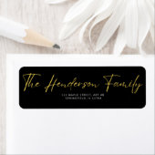 Modern Minimalist Wedding Return Address Labels -  ラベル (インサイチュ)